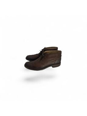 Frye leather brown Oliver chukka laceup business casual shoe ankle boots size 11